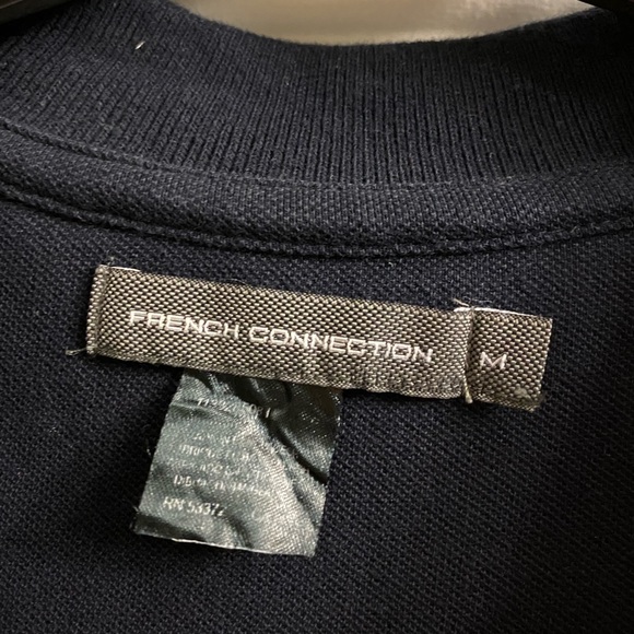 French Connection Dark Blue Polo - Picture 4 of 5